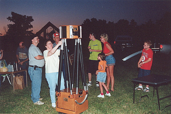 Observing after the EAS Picnic at Bill McCarty's place